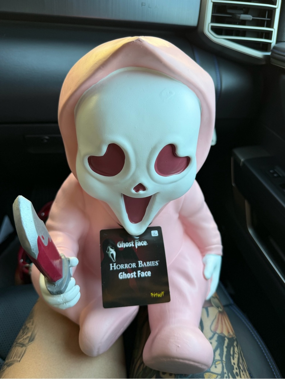 Spirit Pink Horror Babies Ghost Face Figurine